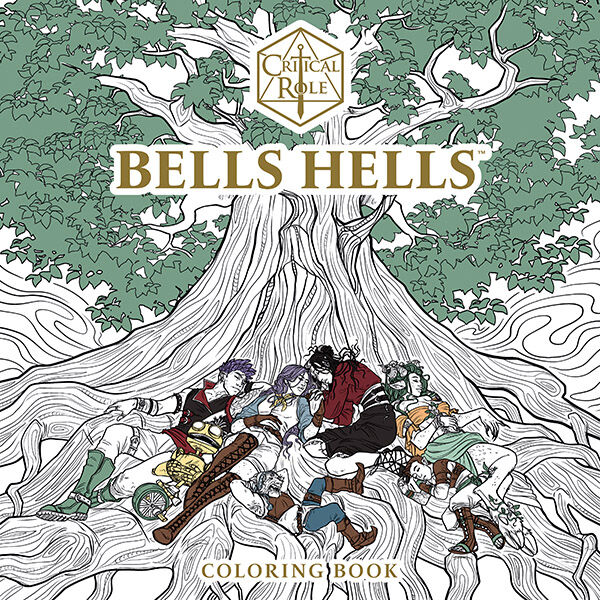 Cover for Critical Role: Bells Hells Coloring Book TPB (3016-620)