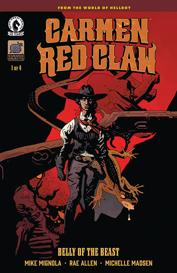 Cover for Carmen Red Claw: Belly of the Beast #1 (Mike Mignola Variant Cover) (3016-725)