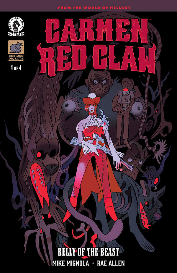 Cover for Carmen Red Claw: Belly of the Beast #4 (Benjamin Schipper Variant Cover) (3016-728)