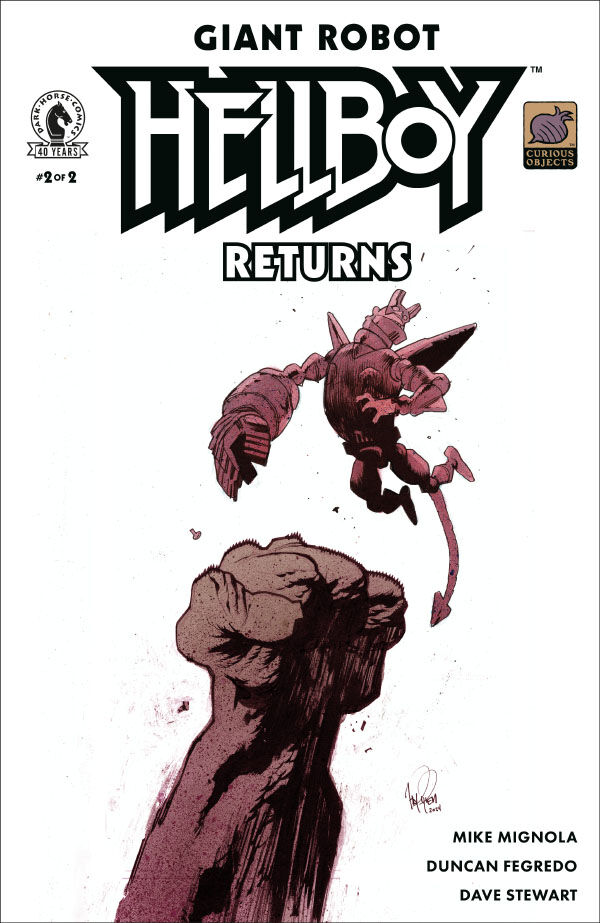 Cover for Giant Robot Hellboy Returns #2 (James Harren Variant Cover) (3016-741)