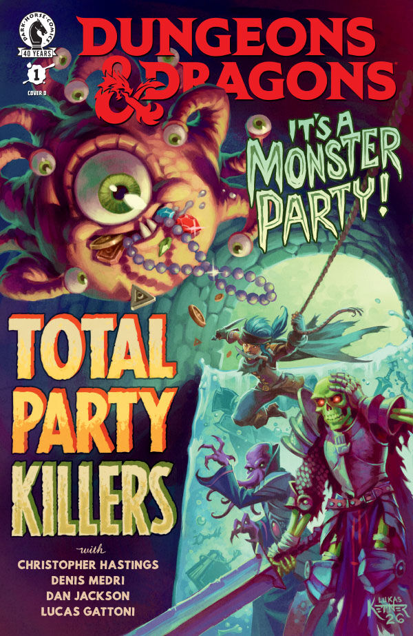 Cover for Dungeons & Dragons: Total Party Killers #1 (Lukas Ketner Variant Cover) (3016-846)