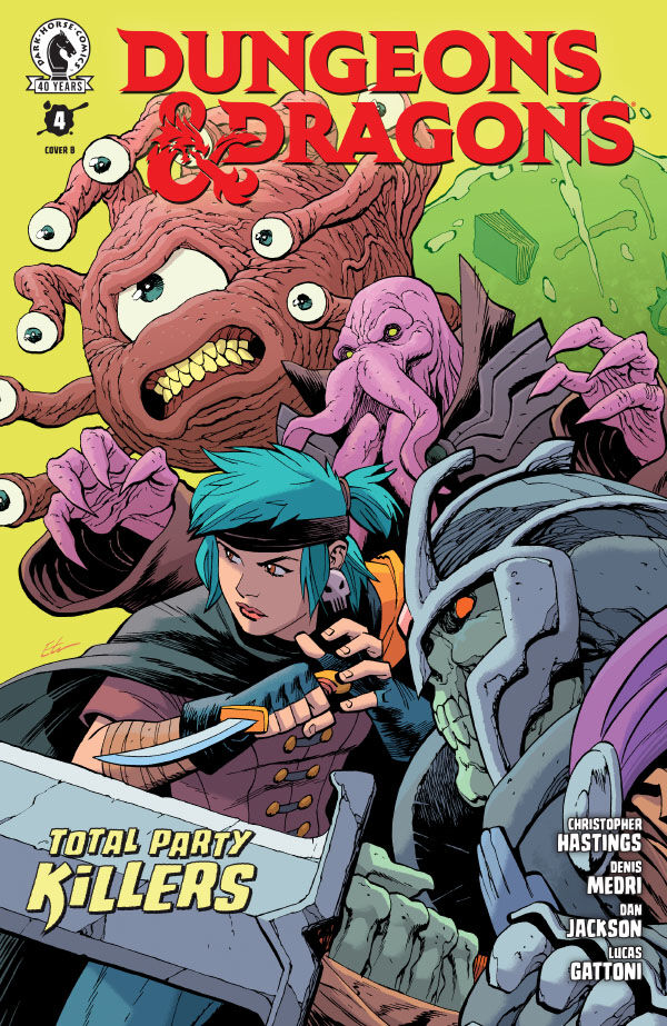 Cover for Dungeons & Dragons: Total Party Killers #4 (Ethan Young Variant Cover) (3016-849)