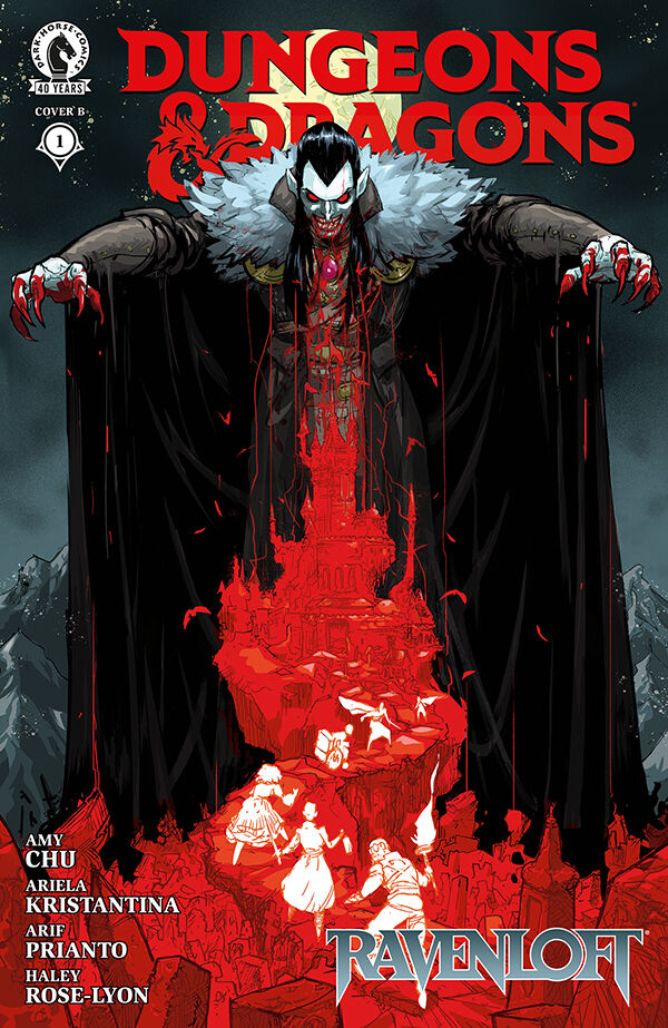 Cover for Dungeons & Dragons: Ravenloft #1 (Riley Rossmo Variant Cover) (3016-861)