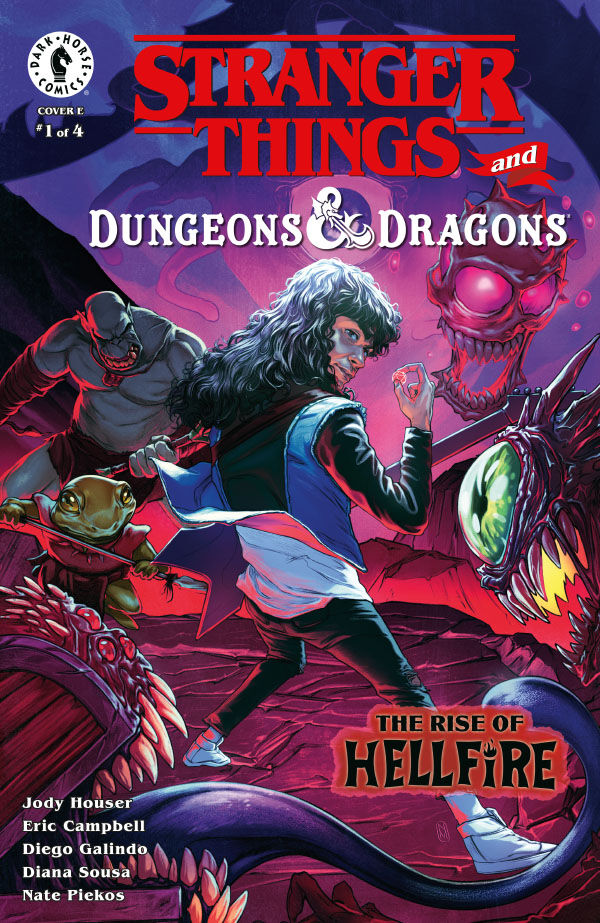 Cover for Stranger Things and Dungeons & Dragons: The Rise of Hellfire #1 (Nimit Malavia Variant Cover) (3017-016)