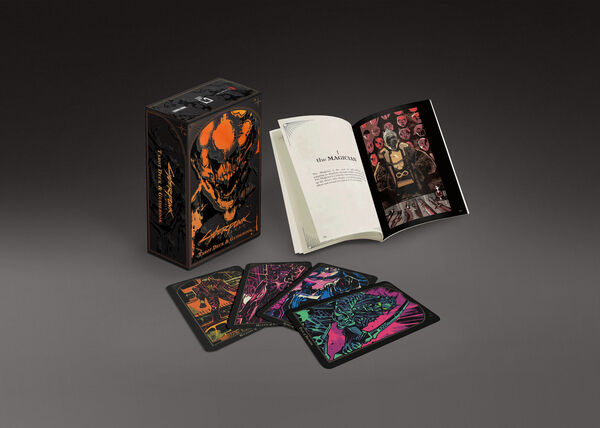 Cover for Cyberpunk 2077: Tarot Deck & Guidebook (3017-024)