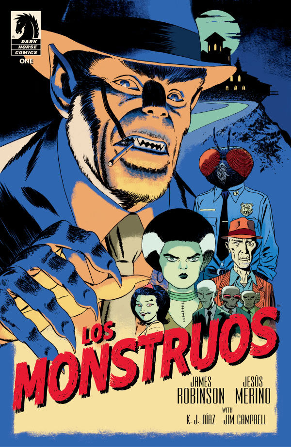 Cover for Los Monstruos #1 (Marcos Martin Variant Cover) (3017-032)