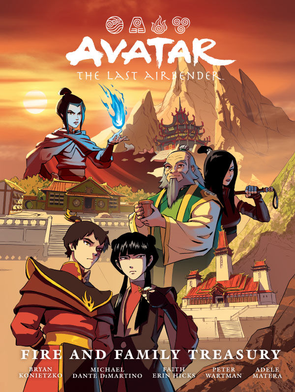 Cover for Avatar: The Last Airbender--Fire and Family Treasury Library Edition HC (3017-087)
