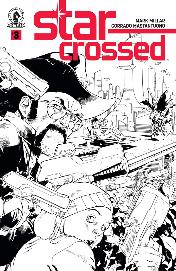 Cover for Star-Crossed #3 (Stuart Immonen Variant Cover) (3017-230)