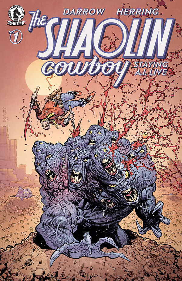 Cover for Shaolin Cowboy: Staying A.I.Live #1 (Ryan Ottley Variant Cover) (3017-388)