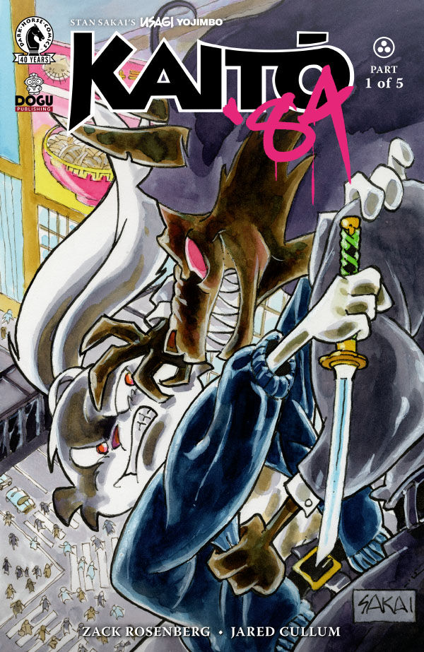 Cover for Usagi Yojimbo: Kaito '84 #1 (Stan Sakai Variant Cover) (3018-679)