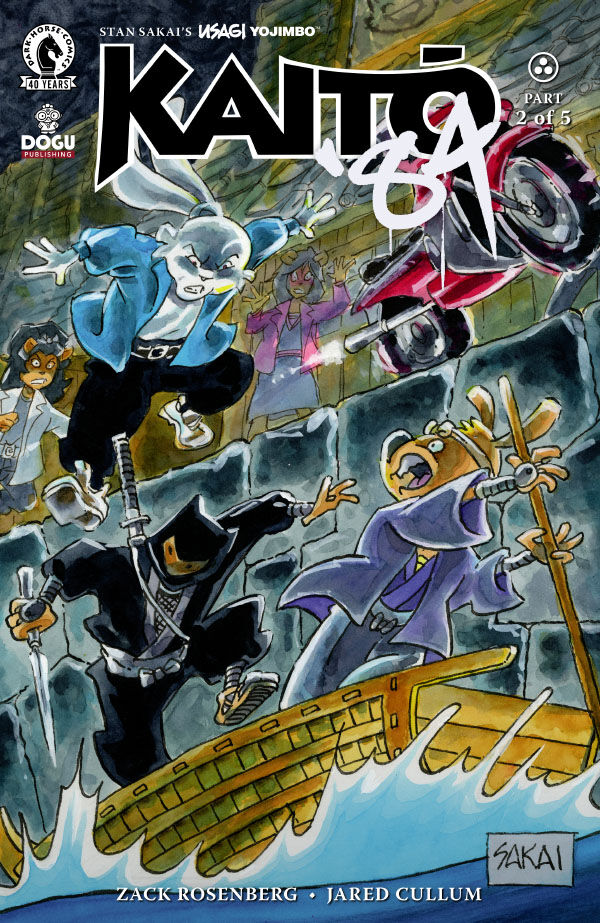 Cover for Usagi Yojimbo: Kaito '84 #2 (Stan Sakai Variant Cover) (3018-681)
