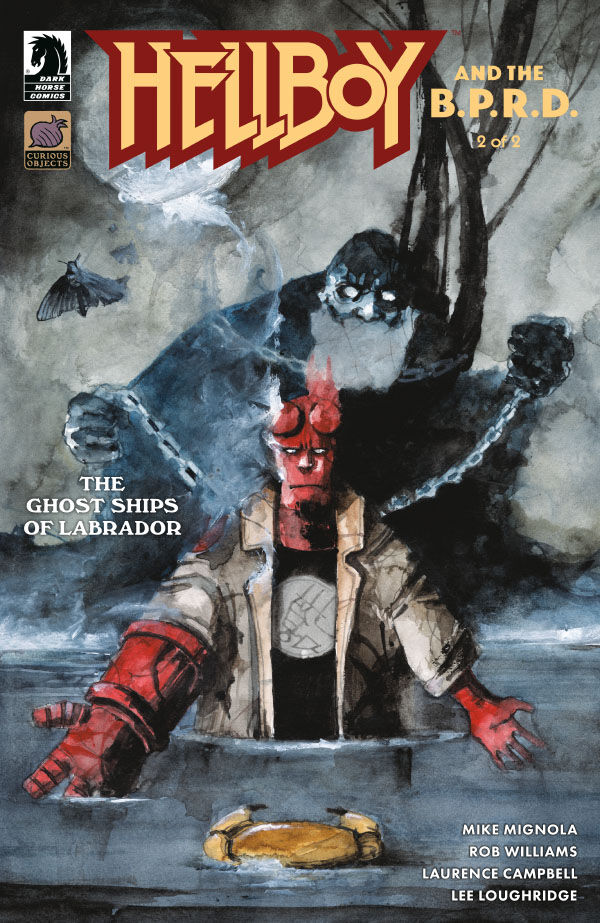 Cover for Hellboy and the B.P.R.D.: The Ghost Ships of Labrador #2 (Daniele Serra Variant Cover) (3019-026)