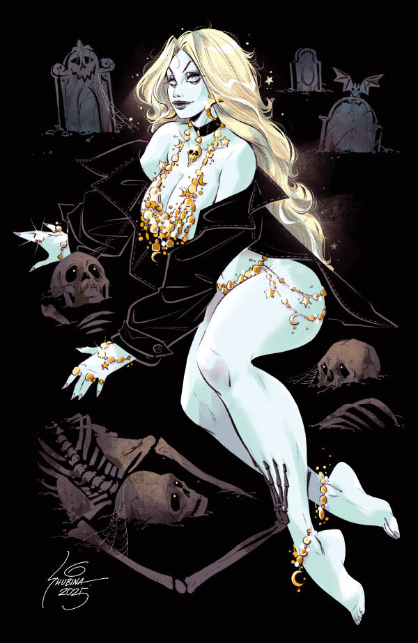 Cover for Nocturnals: The Sinister Path #4 (Sveta Shubina Variant Cover) (3019-038)