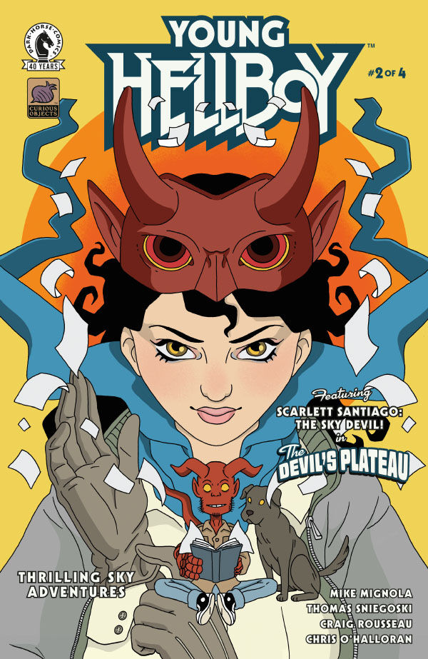 Cover for Young Hellboy: Thrilling Sky Adventures #2 (Alice Darrow Variant Cover) (3019-103)