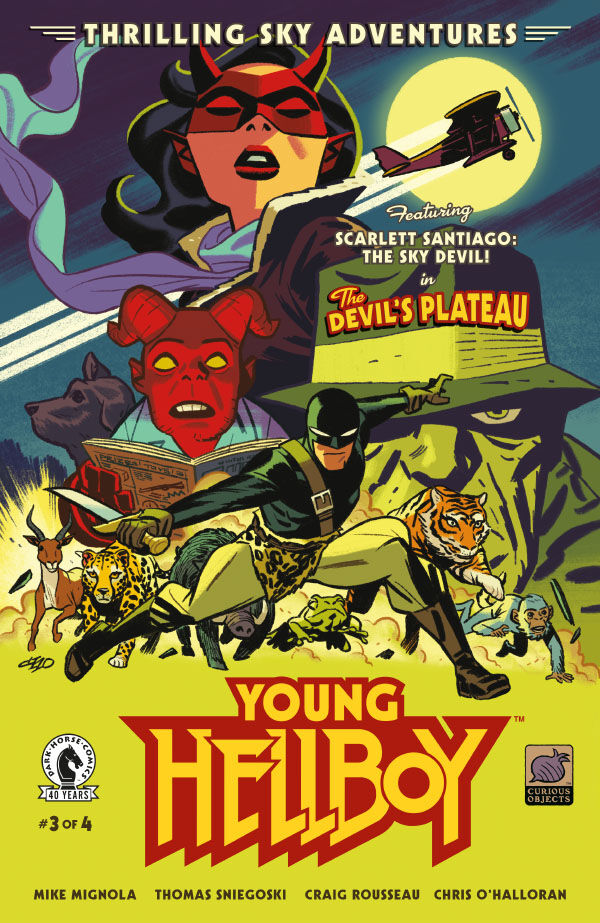 Cover for Young Hellboy: Thrilling Sky Adventures #3 (Michael Cho Variant Cover) (3019-104)