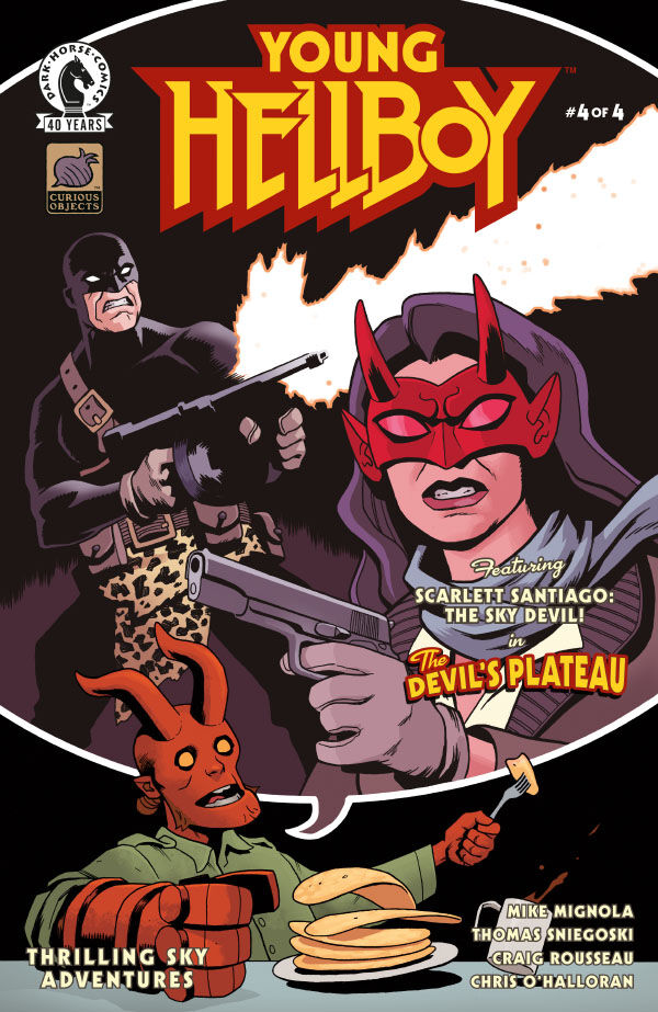 Cover for Young Hellboy: Thrilling Sky Adventures #4 (Ben Stenbeck Variant Cover) (3019-105)