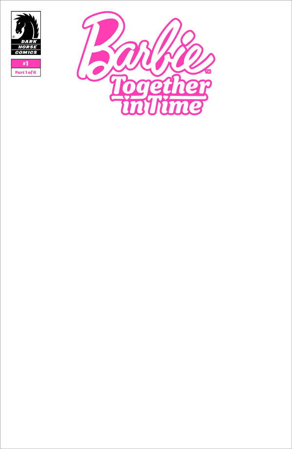 Cover for Barbie: Together in Time #1 (Blank Sketch Variant Cover) (3019-484)