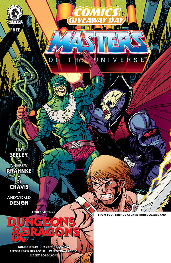 Cover for Comics Giveaway Day 2026 (General): He-Man and the Masters of the Universe, Dungeons & Dragons (3019-759)
