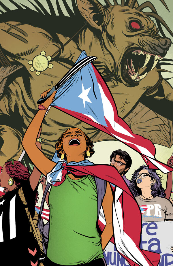 Cover for The Beast of Boriken #4 (Wilfredo Torres Variant Cover) (3020-064)