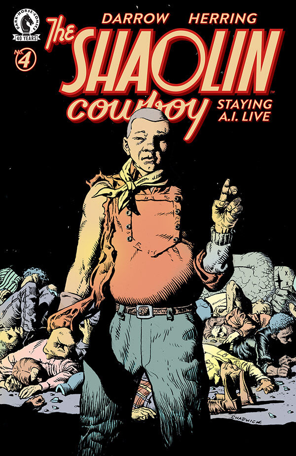 Cover for Shaolin Cowboy: Staying A.I.Live #4 (Paul Chadwick Variant Cover) (3020-478)