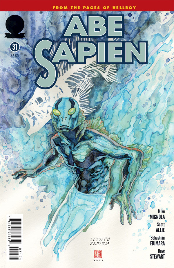 Cover for Abe Sapien #31 (David Mack variant cover) (30-510)