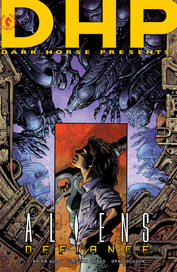 Cover for Aliens: Defiance #1 (Mark A. Nelson 30th anniversary variant cover) (30-681)