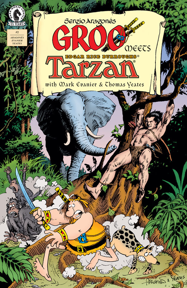 Cover for Groo Meets Tarzan #2 (30-854)