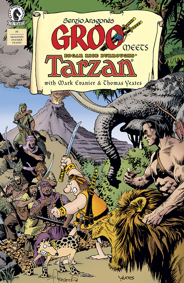 Cover for Groo Meets Tarzan #3 (30-855)