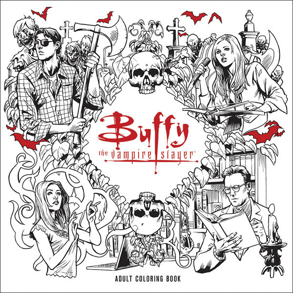 Cover for Buffy the Vampire Slayer Adult Coloring Book (31-213)