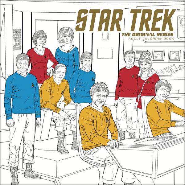 Cover for Star Trek: The Original Series Adult Coloring Book (31-223)