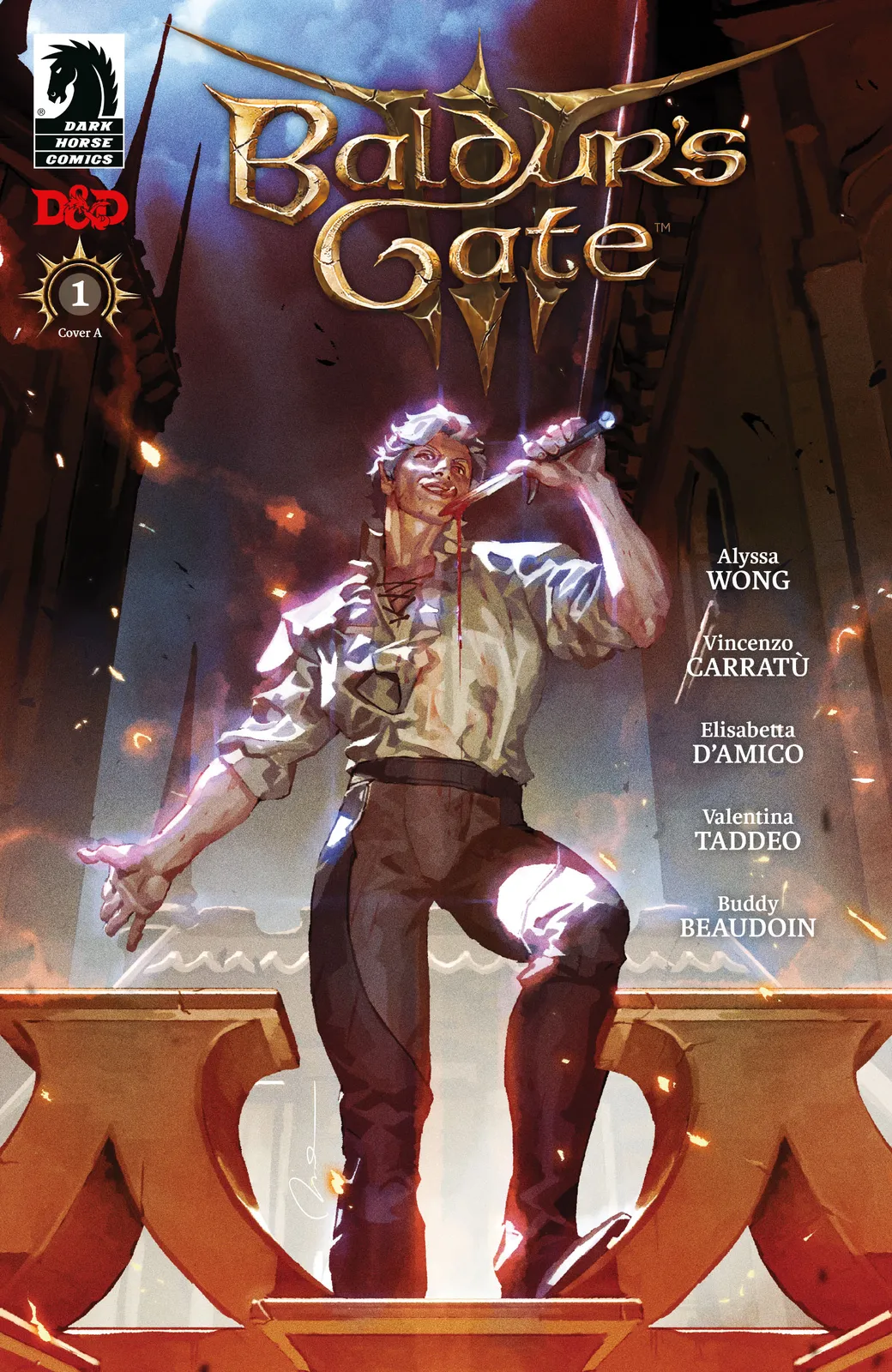 Gerald Parel’s cover for Baldur’s Gate 3 issue 1