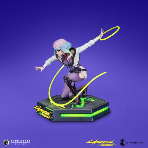 Side facing image of Lucy figure
