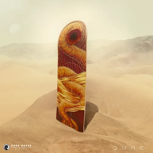 Prepare to ride the colossal Sandworms of the Dune” movie franchise with the all-new “Dune” Skate Deck—Shai-Hulud byDark Horse Direct! :: Dark Horse Comics