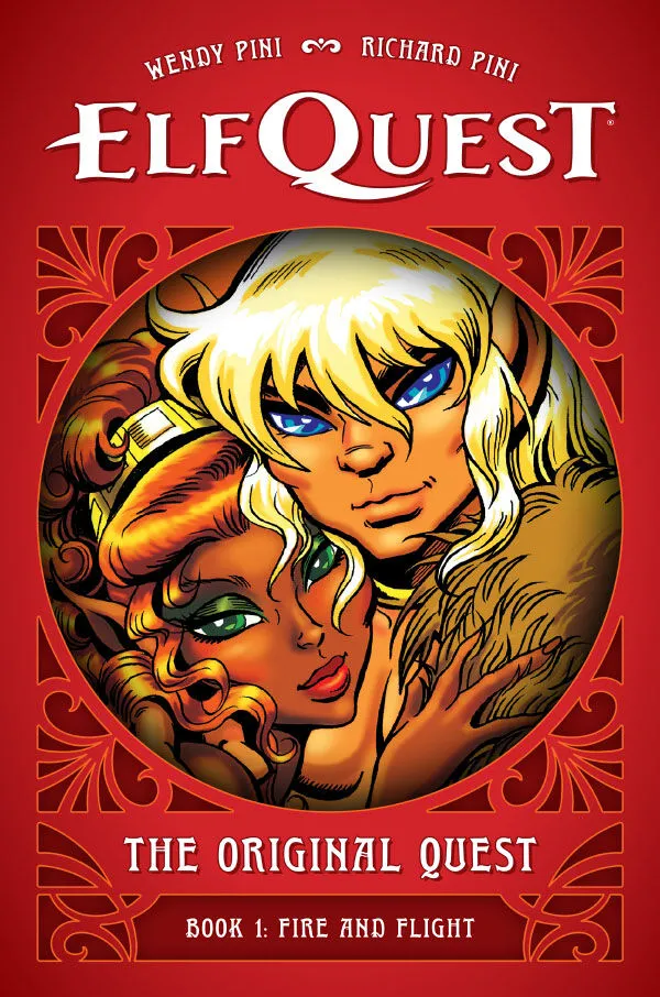 Red Cover of ElfQuest The Original Quest Book 1