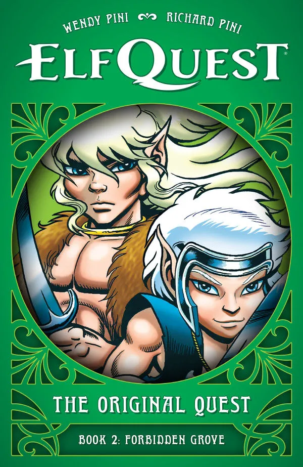 Green Cover of ElfQuest The Original Quest Book 2
