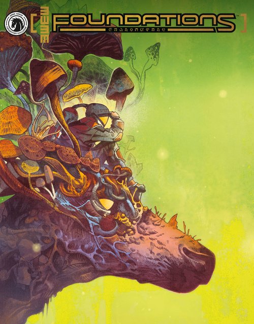 art for convention exclusive  Foundations One-Shot by Mike Huddleston