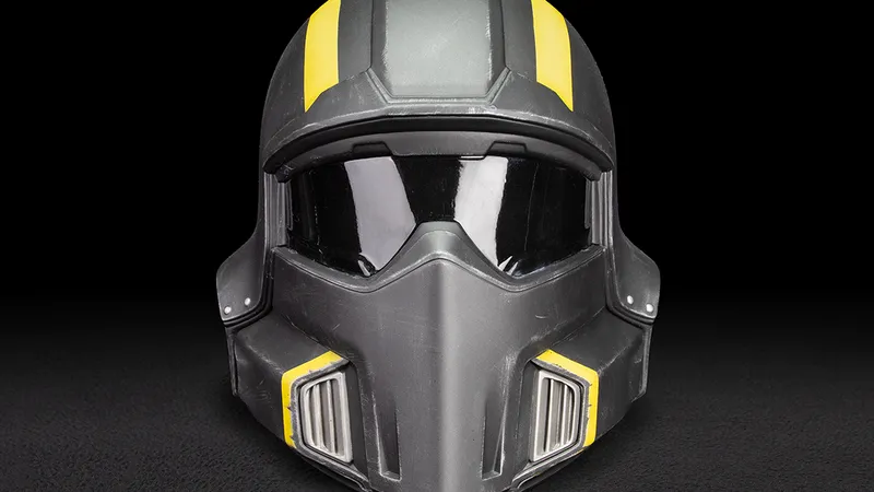 Helldivers 2 Tactical Helmets 1:1 Wearable forward facing Helldivers 2 Tactical Helmets 1:1 Wearable forward facing