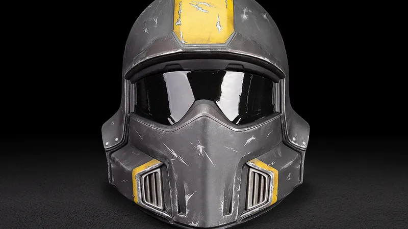 Helldivers 2 B-01 Tactical Helmet 1:1 Wearable Forward Facing Helldivers 2 B-01 Tactical Helmet 1:1 Wearable Forward Facing