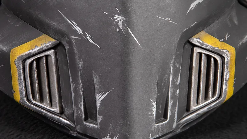 Helldivers 2 B-01 Tactical Helmet 1:1 Wearable Focus on front mask Helldivers 2 B-01 Tactical Helmet 1:1 Wearable Focus on front mask