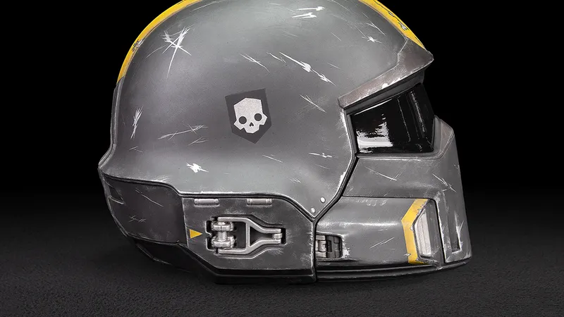 Helldivers 2 B-01 Tactical Helmet 1:1 Wearable Rear Alternate side Helldivers 2 B-01 Tactical Helmet 1:1 Wearable Rear Alternate side
