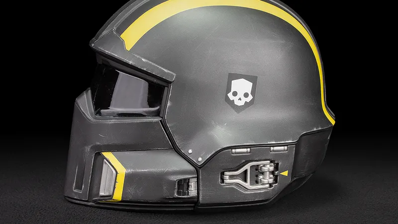 Helldivers 2 Tactical Helmets 1:1 Wearable direct side view Helldivers 2 Tactical Helmets 1:1 Wearable direct side view