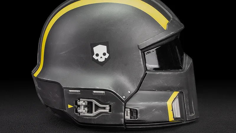 Helldivers 2 Tactical Helmets 1:1 Wearable full side view Helldivers 2 Tactical Helmets 1:1 Wearable full side view