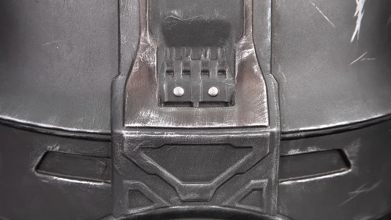 Helldivers 2 B-01 Tactical Helmet 1:1 Wearable Focus on back of helmet Helldivers 2 B-01 Tactical Helmet 1:1 Wearable Focus on back of helmet