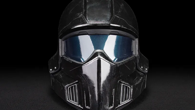 Helldivers 2 Tactical Helmet B-22 Model Citizen 1:1 Wearable forward facing Helldivers 2 Tactical Helmet B-22 Model Citizen 1:1 Wearable forward facing