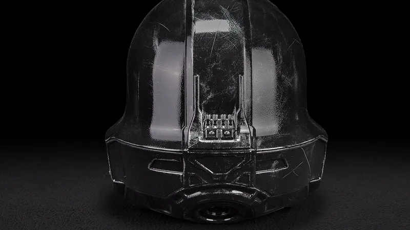 Helldivers 2 Tactical Helmet B-22 Model Citizen 1:1 Wearable rear view Helldivers 2 Tactical Helmet B-22 Model Citizen 1:1 Wearable rear view