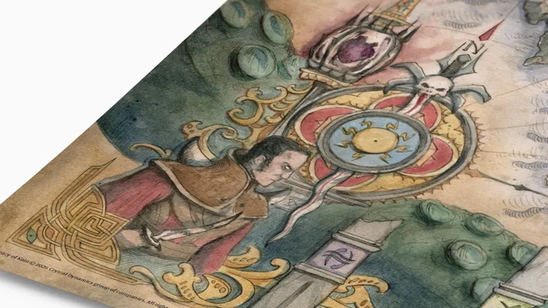 Legacy of Kain Nosgoth Map Print 7