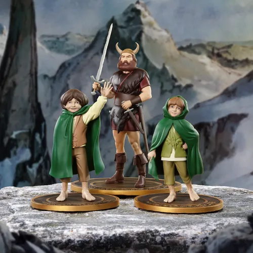 Dark Horse and Middle-Earth are expanding their The Lord of the Rings™ Animated Film Figure Collection with Merry, Pippin, and Boromir! :: Dark Horse Comics