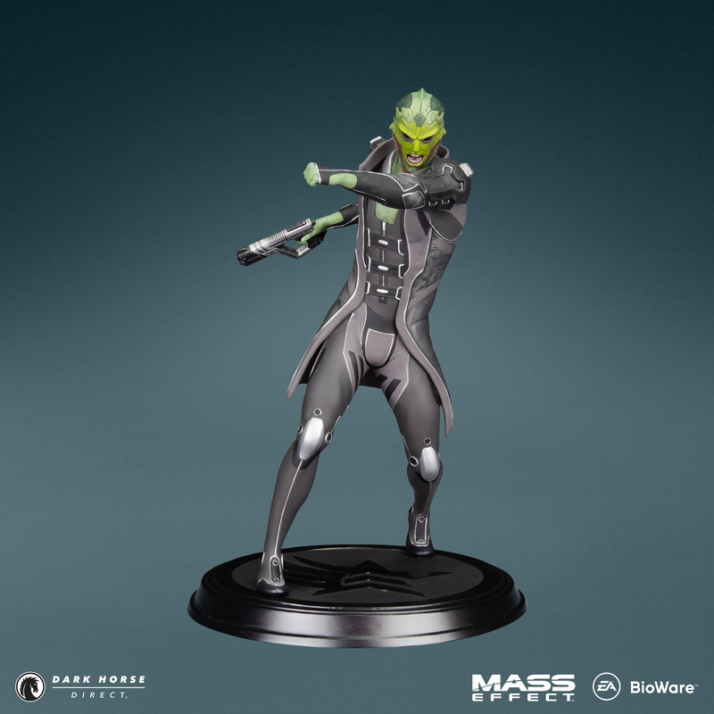 Forward facing look at Thane figure from Mass Effect
