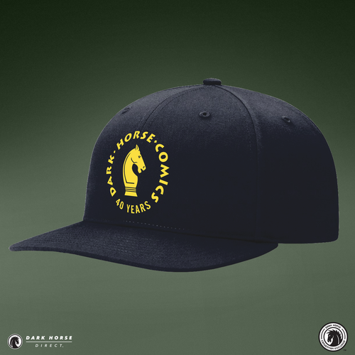 Yellow Logo Merch Hat 40th edition with Dark Horse 40th logo
