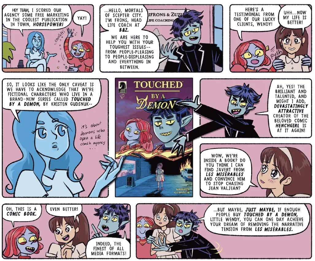 Touched by a Demon #1 Short Comic